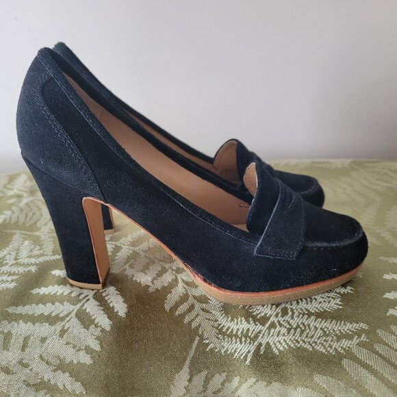 Talbot Suede Heels - Picture 3 of 7